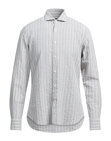 M.T.C. RIVERSIDE Chemise à rayures Gris taupe 100% Coton