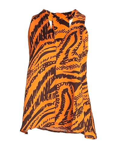 OTTOD'AME Top Rust 63% Viscose, 37% Linen
