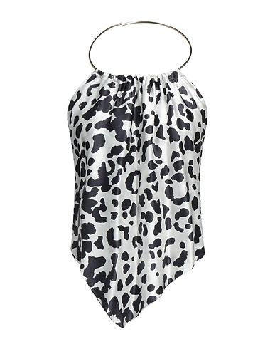 AINEA Top White 97% Viscose, 3% Elastane