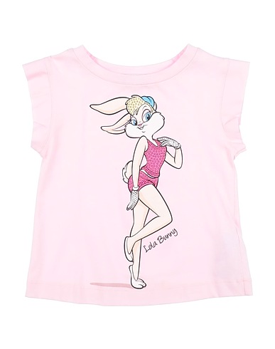 MONNALISA T-shirt Rosa 100% Cotone