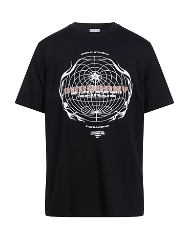 BURBERRY T-shirt Black 98% Cotton, 2% Elastane
