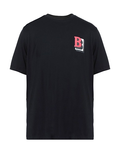 BURBERRY T-shirt Black 100% Cotton, Elastane