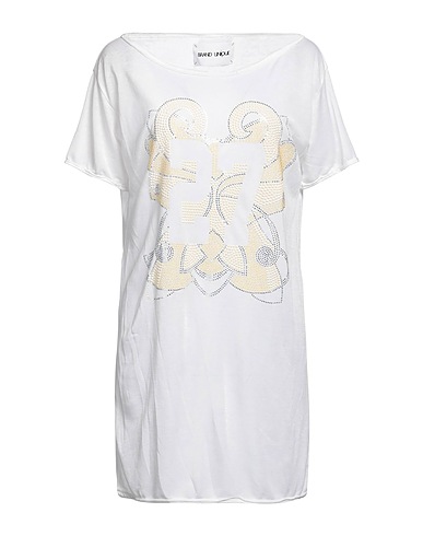 BRAND UNIQUE Short dress White 84% Viscose, 16% Polyester