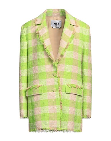 MSGM Blazer Lime green 88% Cotton, 11% Polyamide, 1% Elastane