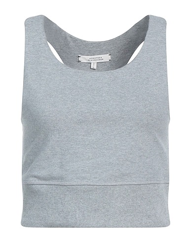 DOROTHEE SCHUMACHER Top Grigio chiaro 88% Cotone, 12% Elastan