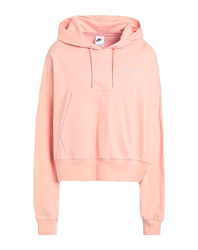 NIKE Hooded track jacket  Nike Sportswear Women's Oversized Jersey Pullover Hoodie
 Pink 100% Cotton
