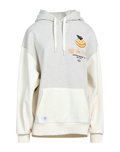VANS Hooded sweatshirt Ivory 84% Cotton, 16% Polyester