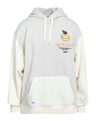 VANS Hooded sweatshirt Light grey 84% Cotton, 16% Polyester