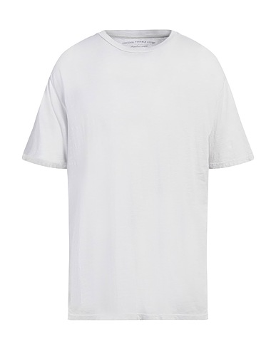 ORIGINAL VINTAGE STYLE Basic T-shirt Light grey 100% Cotton