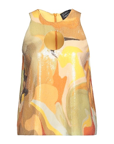 GIANLUCA CAPANNOLO Top Gelb 100% Polyester