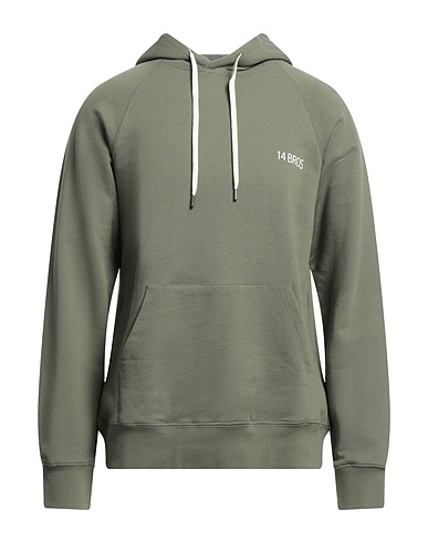 14BROS Hoodie Militärgrün 100% Baumwolle