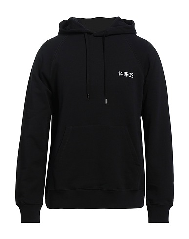 14BROS Hooded sweatshirt Black 100% Cotton