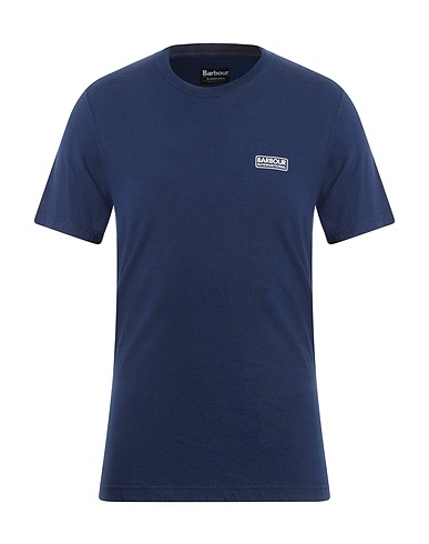 BARBOUR T-shirt Navy blue 100% Cotton