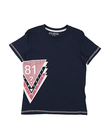 GUESS T-shirt Midnight blue 100% Cotton