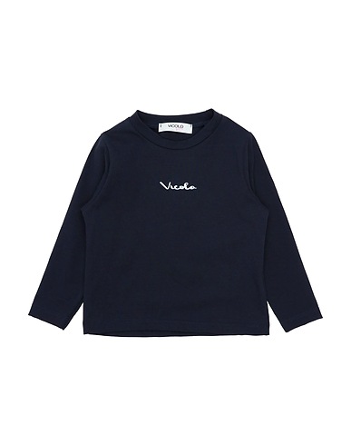 VICOLO T-shirt Midnight blue 93% Cotton, 7% Elastane