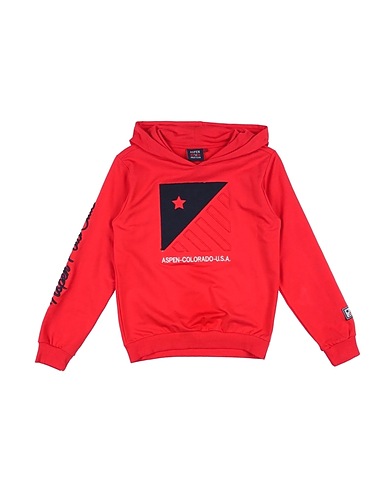 ASPEN POLO CLUB Sweatshirt Red 95% Cotton, 5% Elastane