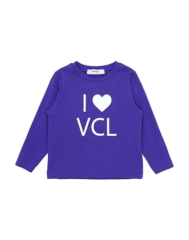 VICOLO T-shirt Viola 93% Cotone, 7% Elastan