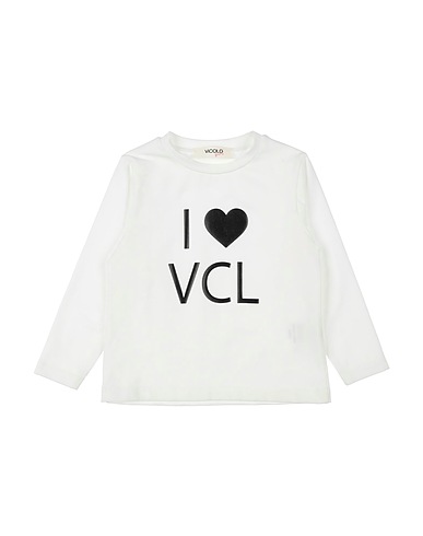 VICOLO T-shirt Bianco 93% Cotone, 7% Elastan