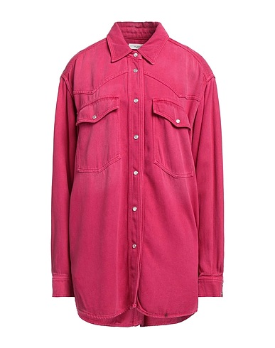 MARANT ÉTOILE Denim shirt Fuchsia 100% Tencel™ Lyocell