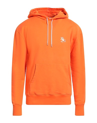 MAISON KITSUNÉ Hooded sweatshirt Orange 100% Cotton