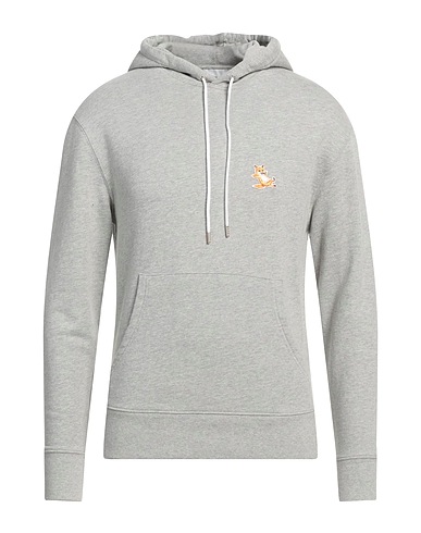 MAISON KITSUNÉ Felpa Grigio chiaro 100% Cotone