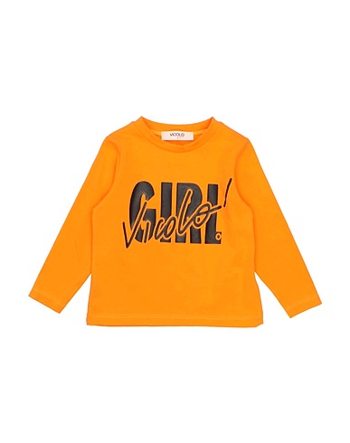 VICOLO Camiseta Naranja 93% Algodón, 7% Elastán