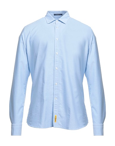 B.D.BAGGIES Solid colour shirt Sky blue 100% Cotton