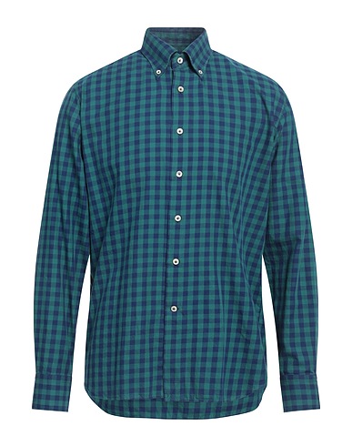 ALESSANDRO GHERARDI Chemise à carreaux Vert 100% Coton