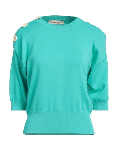 JUCCA Sweater Turquoise 100% Cotton