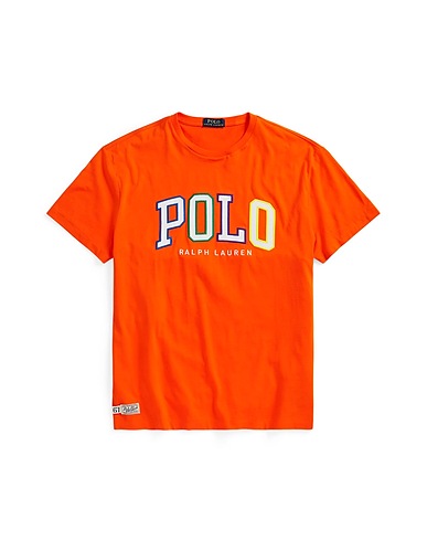 POLO RALPH LAUREN T-shirt Orange 100% Cotton