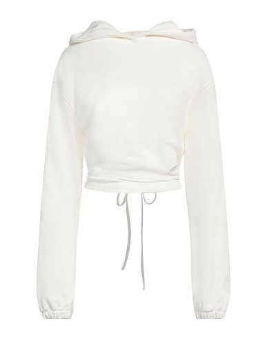 HINNOMINATE Hooded track jacket  White 100% Cotton
