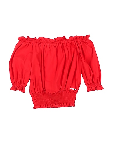 GAëLLE Paris Top Rosso 70% Cotone, 27% Nylon, 3% Elastan