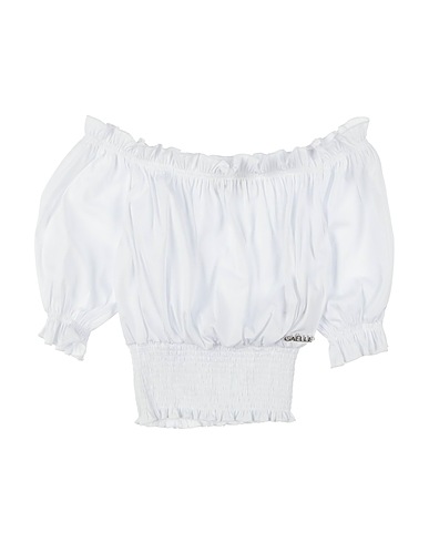GAëLLE Paris Top Bianco 70% Cotone, 27% Nylon, 3% Elastan