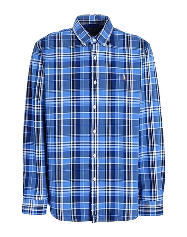 POLO RALPH LAUREN Checked shirt Blue 100% Cotton