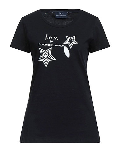 F.E.V. T-shirt Black 100% Cotton