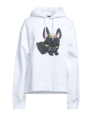 DSQUARED2 Hoodie Weiß 100% Baumwolle, Elastan