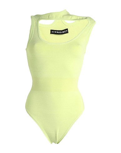 Y/PROJECT TOPS & TEES Light green 56% Viscose, 42% Polyamide, 2% Elastane