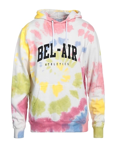 BEL-AIR ATHLETICS Hooded track jacket  White 100% Cotton