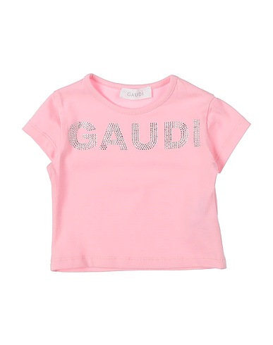 GAUDÌ T-shirt Pink 95% Cotton, 5% Elastane