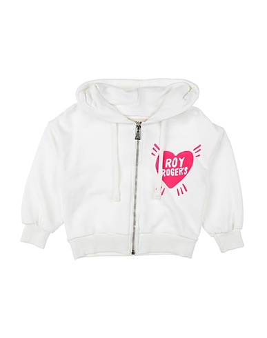 ROŸ ROGER'S Hooded sweatshirt White 100% Cotton