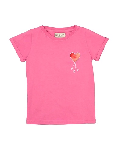 ROŸ ROGER'S T-shirt Φούξια 100% Βαμβάκι