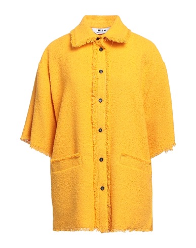 MSGM Solid colour shirts & blouses Orange 65% Cotton, 30% Polyester, 5% Other Fibres