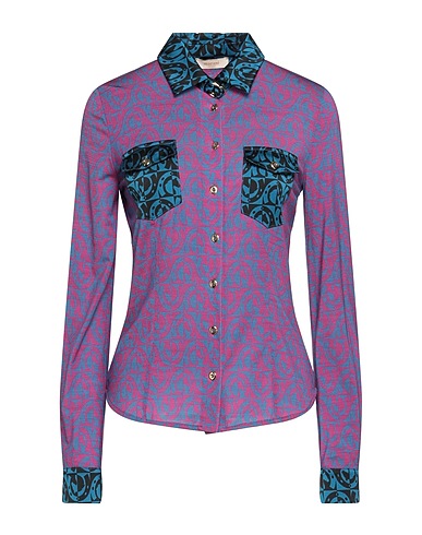 MARANI JEANS Chemises et chemisiers fantaisie Mauve 67% Laine, 22% Polyamide, 11% Élasthanne, Soie