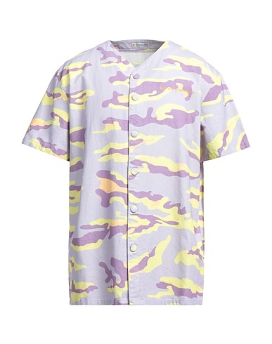 BEL-AIR ATHLETICS Patterned shirt Lilac 100% Cotton