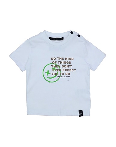DANIELE ALESSANDRINI T-shirt White 95% Cotton, 5% Elastane
