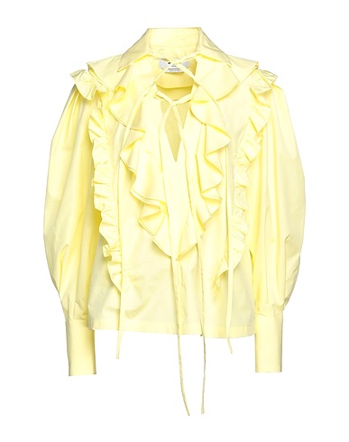 MSGM Top Pastel yellow 100% Cotton