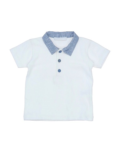 COCCODÉ Polo shirt White 95% Cotton, 5% Elastane