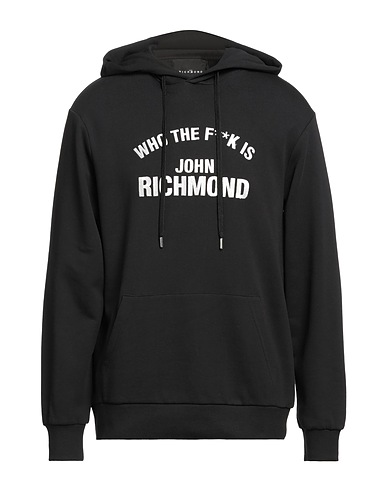 JOHN RICHMOND Φούτερ Μαύρο 100% Βαμβάκι