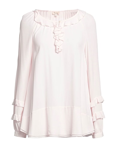 HER SHIRT HER DRESS Top Rosa chiaro 60% Viscosa, 40% Seta