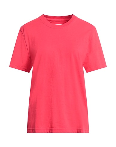 BOTTEGA VENETA Basic T-Shirt Magenta 100% Cotton, Polyester
